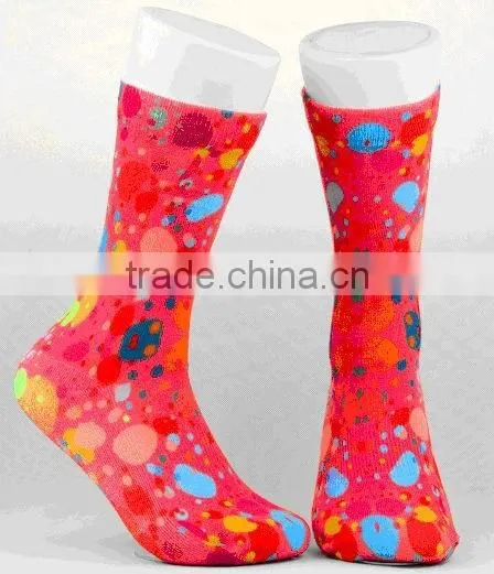 Chic Funky Woman Decorative Socks Shopping Party Dress Socks