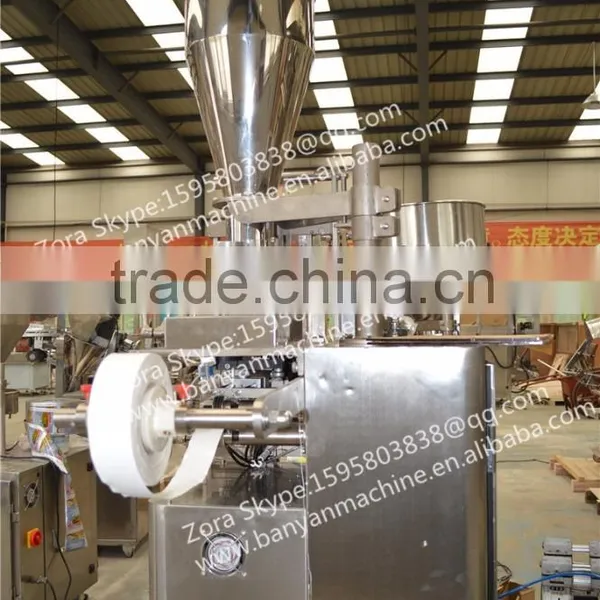 Automatic Double Filter Small Tea Bag Packing Machine Price With Thread and Tag Shanghai Factory photo-5