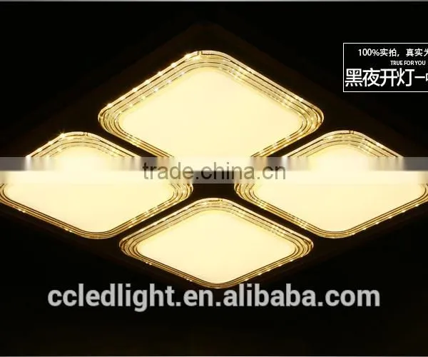 Square Aluminum Acrylic Ceiling Mount Led Lighting, House Living Ceiling Light photo-6