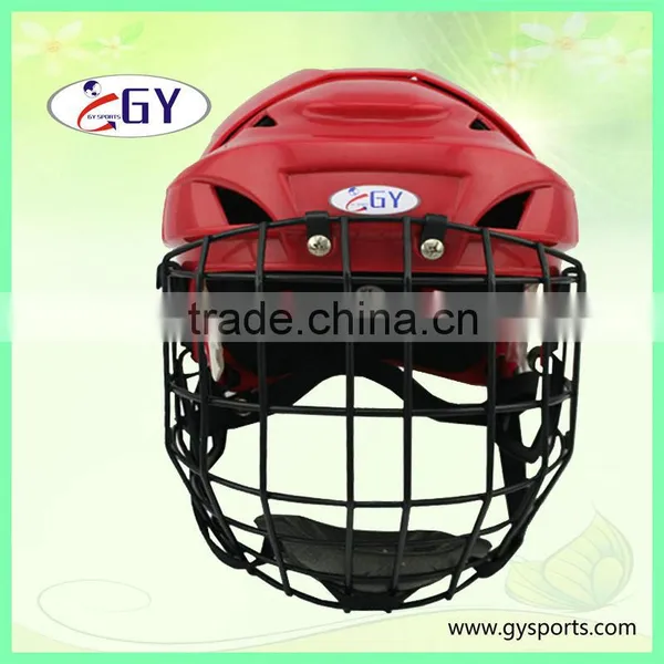 Safety Ice Hockey Helmet With Wire Cage Face Mask photo-3
