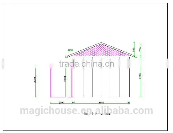2016 Latest Modern Easy Assembly and Cheap Modular Homes/summer Hot Sale Light Steel Structure Prefab House/great Room Plan photo-3