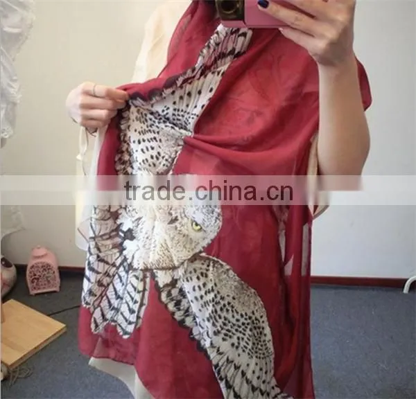 China Factory Original Design Cheap Winter Printed Scarf photo-4