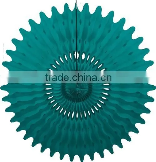 Hot Sale!!!!round Tissue Paper Fan for Party Wedding Decorations photo-2