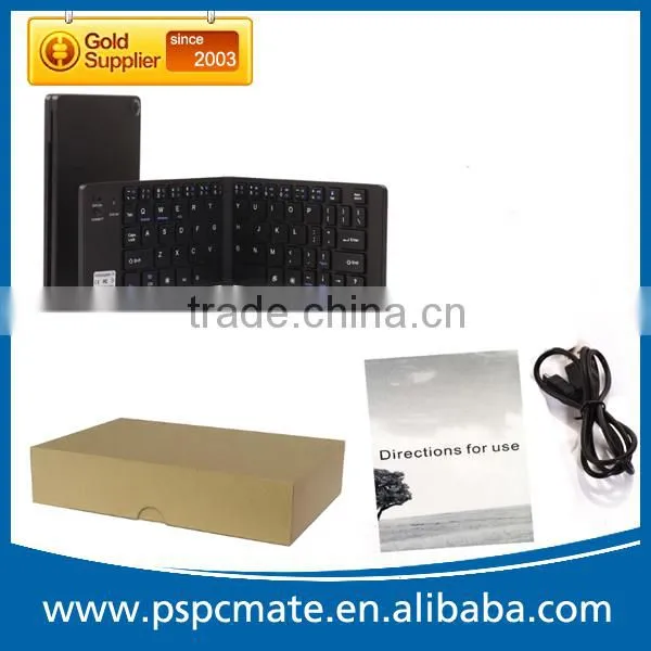 Super Thin Portable Mini Folding Bluetooth Wireless Keyboard for Tablet photo-5