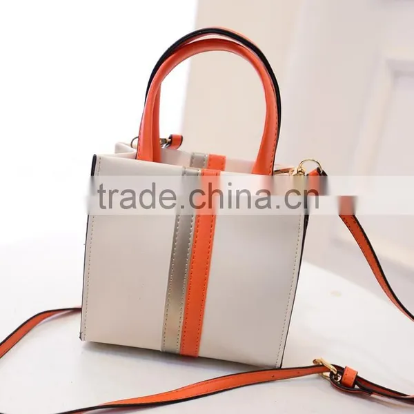 High Quality pu Customized Mini Chic Tote Fashion Bags Ladies Bags photo-3