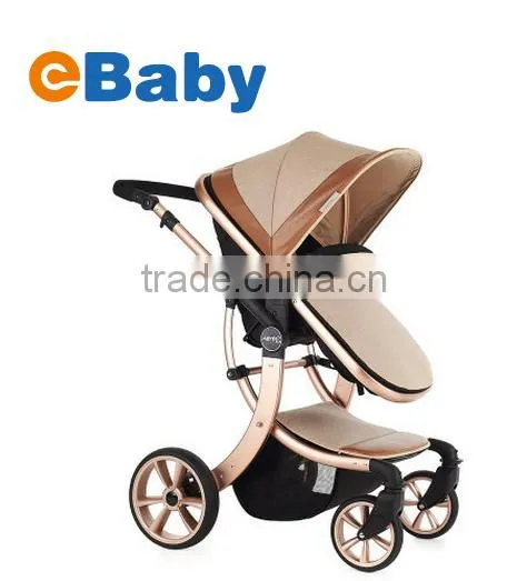 High Lanscape With X Type Frame Baby Strollers,One Key Folding Baby Stroller Quality Choice photo-6