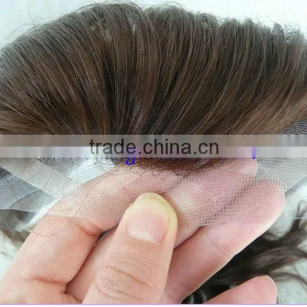 Human Hair Wigs for Men High Quality Men's Toupee photo-5