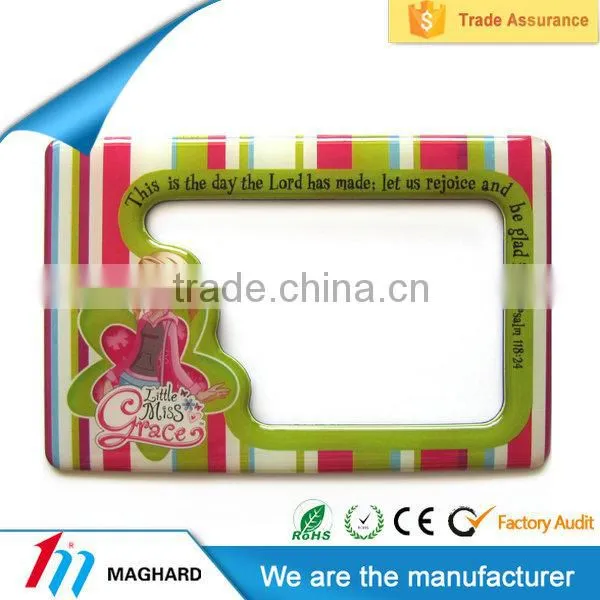 China Factory Directly Supply Custom Souvenir Magnetic Epoxy Photo Frame photo-3