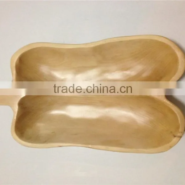 Eco-friendly China Supplier Wooden Plate,fan-shaped Serving Plate,Serving Platter photo-4