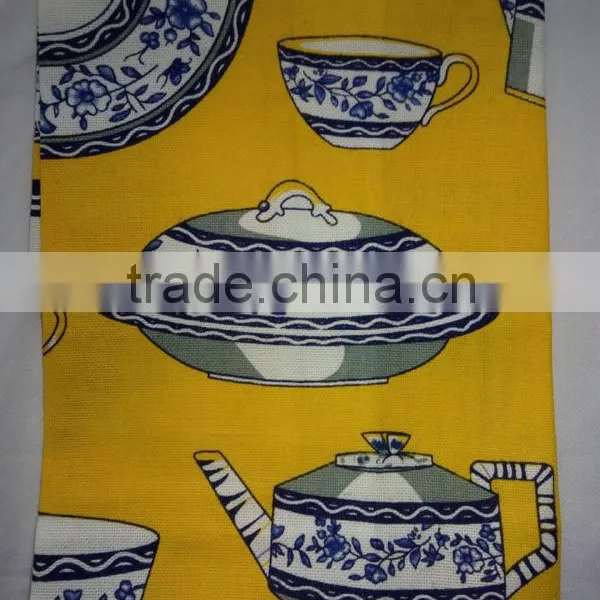 Kitchen Digital Printed Linen Tea Towel for Home Decorationl,promotion --doll Design photo-5