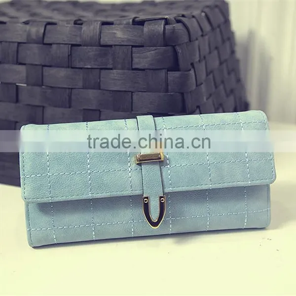 2016 New European and American Retro Matte Folded Wallet Purse photo-2