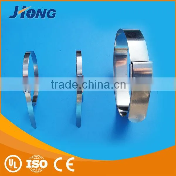 8inch 7.9*200mm Top Quality Ball-Lock Metal Cable Tie For Power Industry photo-5