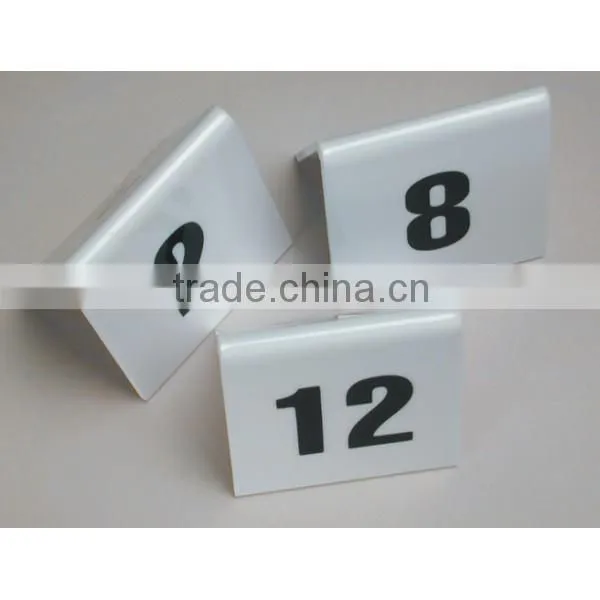 PVC Plastic Table Car Number Display Stand Quality Choice photo-2