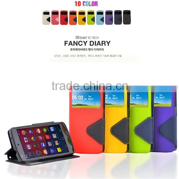 Roar Leather Case For Iphone 6,Roarkorea Leather Case Flip Window Original photo-6