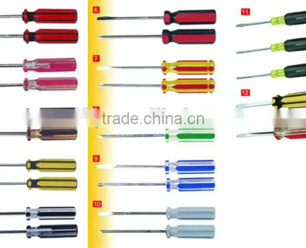 New Colorful Transparent PVC Handle Screwdriver photo-3
