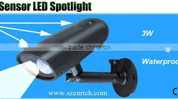Shenzhen Manufacturer Motion Sensor Led Spotlight With Lithium Battery photo-2