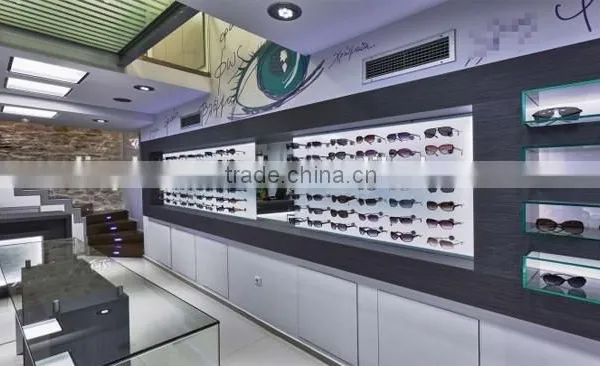 Newly Design Customized Fixture Optical Shop Counter Design photo-4