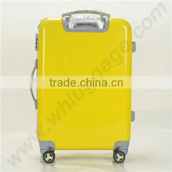 ABS+PC Material Bright Yellow Trip Luggage, PC Luggage photo-2