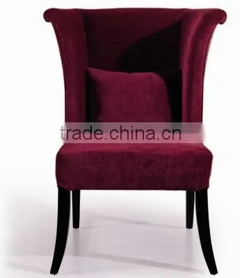 Fabric Solid Wood Living Room Chair