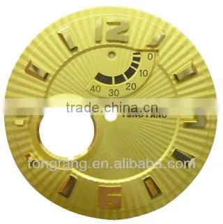 3D Engraved Pattern Embossed Watch Dial photo-3