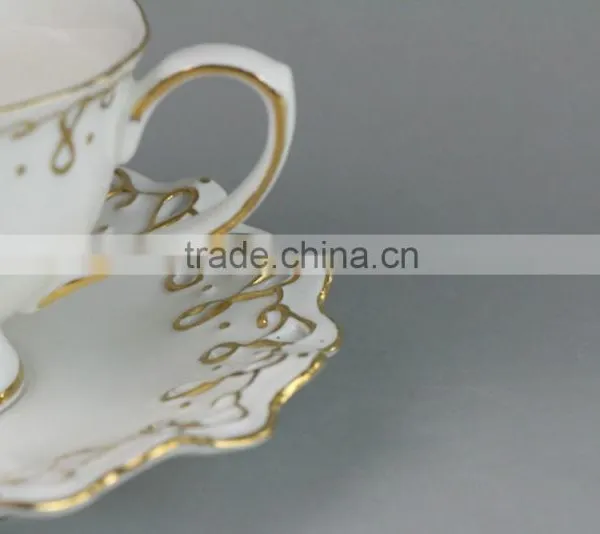 Handmade Ceramic Coffee Cup, 4.5'' Coffee Cup, 200 ml Coffee Cup With Saucer photo-5