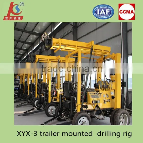 XYX-3 Trailer Mounted Water Well Drilling Rig