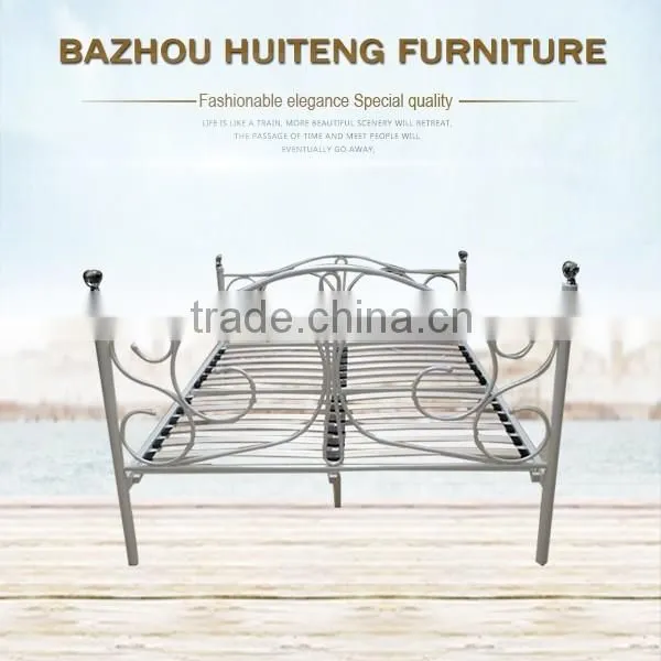 Hot Sale Modern Bedroom Furniture Metal Bed photo-2