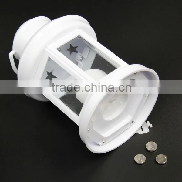 2015 Promotion Poppas BS10 Colorful Candle Holder Plastic Christmas Decorative Led Hurricane Lantern photo-2