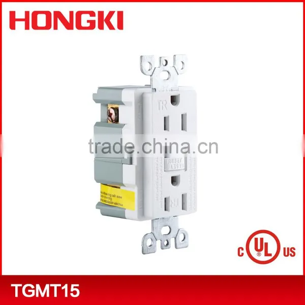 UL CUL 120V Nema 5-15a GFCI Wall Outlet Socket, With Tamper Resistant photo-2
