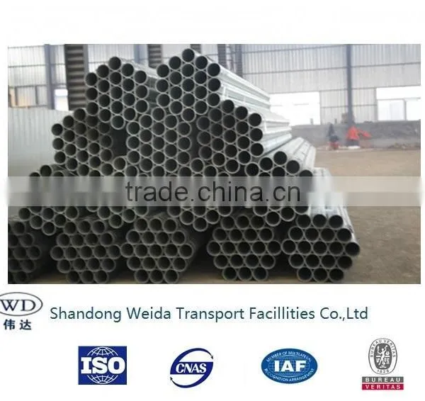 Hot Dip Galvanized Steel Pipe Post for Highway Guardrails photo-3