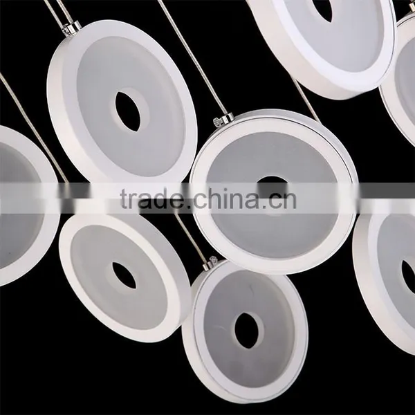 Modern Brief LED Pendant Light t Acrylic Circle Living Room Restaurant photo-3