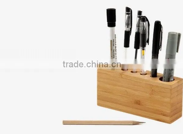Wood Bamboo Craft Bamboo Pen Holder