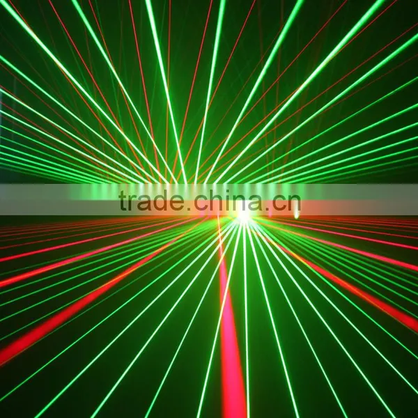 Eight Heads Red & Green 600mW Beams Effect Laser Light photo-2