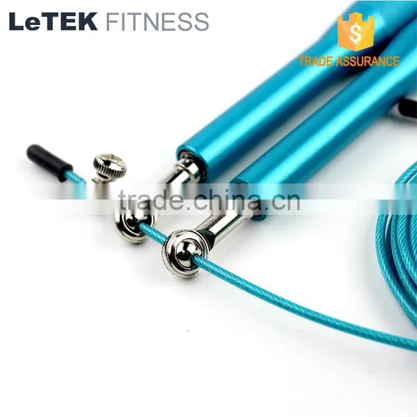 Alumunum Speed Jump Rope With Long Metal Bearing photo-3
