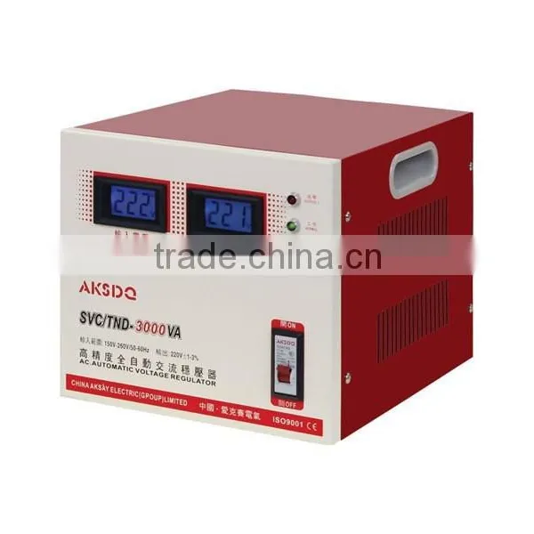 Hot Single Phase High Precision Home Digital AVR AC Voltage Stabilizer for Computer China Zhejiang Manufacture photo-2