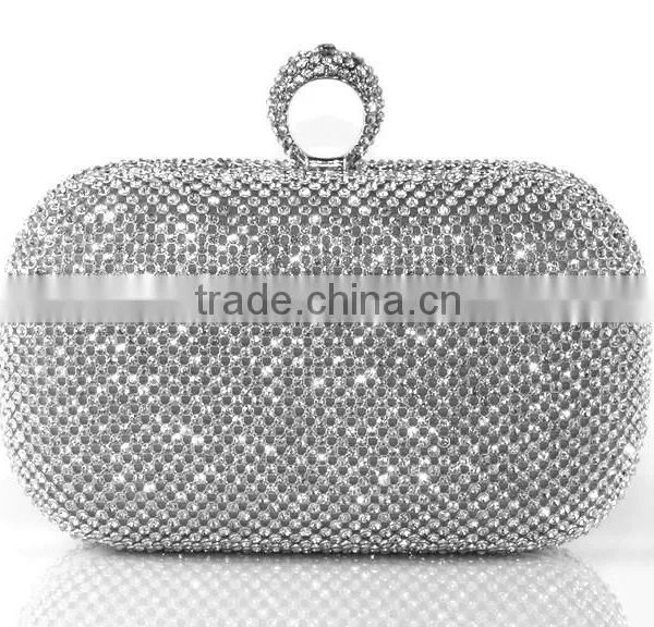 Ladies Evening Party Bags Box Clutch Evening Bag Crystal Clutch Bag