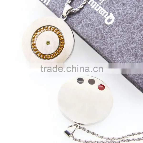 Factory Pendant With Magnetic White Essential Oil Diffuser Necklace photo-3