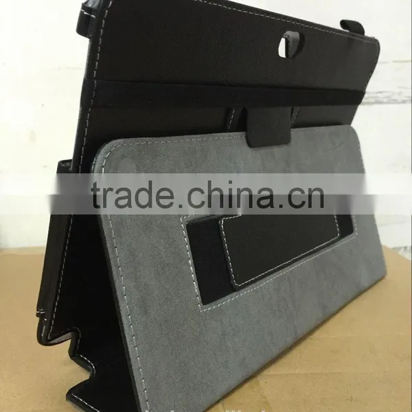 Hot Selling Quality Handheld PU Leather Flip Stand Case Cover for Samsung Galaxy N8000 photo-4