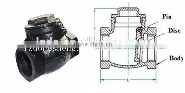 PN16 DN150 Cast Iron Swing Check Valve photo-4