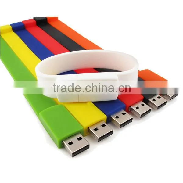 Cheap Usb Flash Drive Silicone Bracelet, Colorful Eco-friendly Usb Silicone Wristband, Gift Usb Wristband Wholesale photo-5