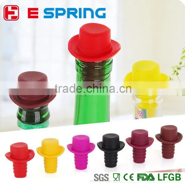 Food Grade Cork Silicone Wine Bottle Stopper