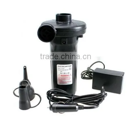 HY-JY-024 50W Portable Electric Air Pump DC 12V/AC 220V Inflator Air Pump photo-3