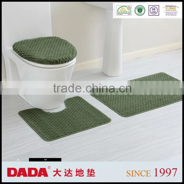 Solid Color Acrylic Bathroom Carpet Anti Slip Mat photo-5
