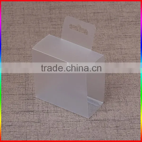 Transparent Packaging Plastic Sleeve , Printed PVC Sleeve Box , Thin Polyethylene Sleeve With Hook photo-2