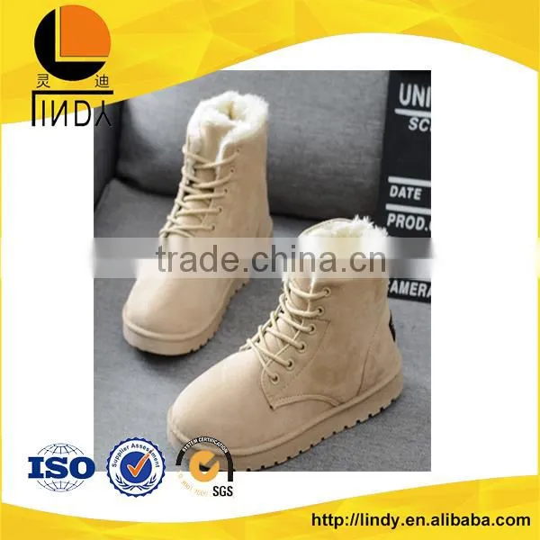 Latest Producer Low Price Leather Snow Boot photo-4