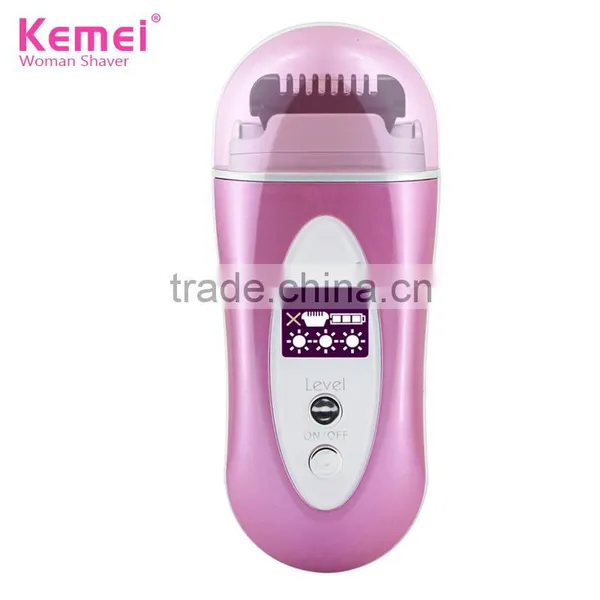 Kemei-6810 New Infrared Hair Removal Electric Rechargeable Hot-wire Hair Removal Device LCD Display Women Shaver Epilator