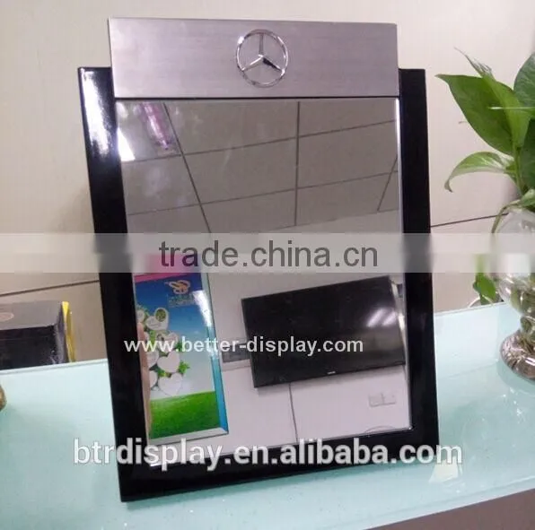 Custom Acrylic Benz Plastic Hand Carved Mirror Frames for Benz