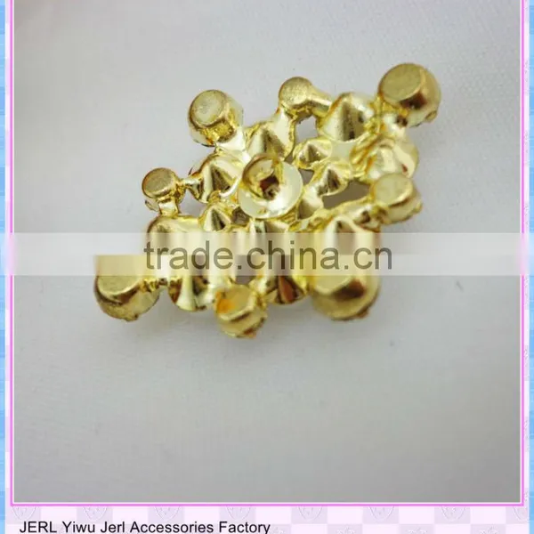 Rhombic Decoration Accessory Rhinestone Button With Plastic Pearl for Wedding and Party With Quick Delivery photo-2