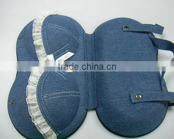 GC-Fashion Good Shaped Denim Fabric Custom Eva Bra Bag for Lady