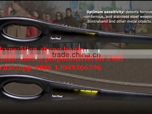 Pinpoint Factory Security Detector Super Wand Hand Held Inspection/portable Metal Detector /Metal Detector photo-3